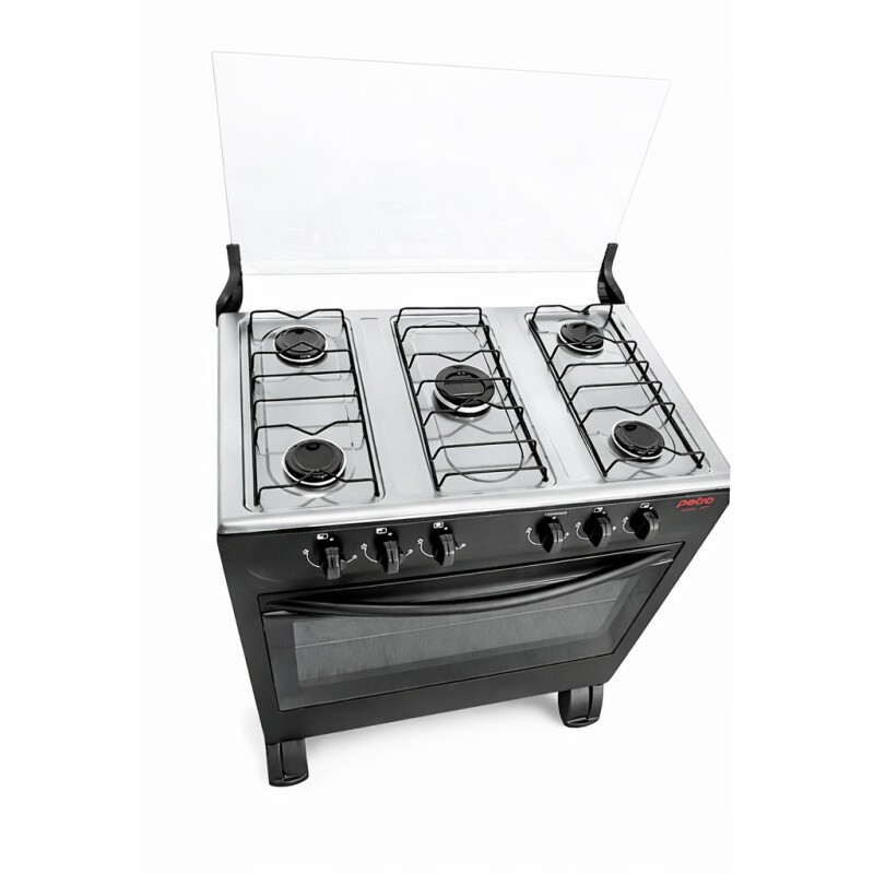 COCINA PETRA SIRIUS 5 HORNALLAS A GAS COLOR NEGRO Cocina Petra Sirius 5 Hornallas A Gas Color Negro