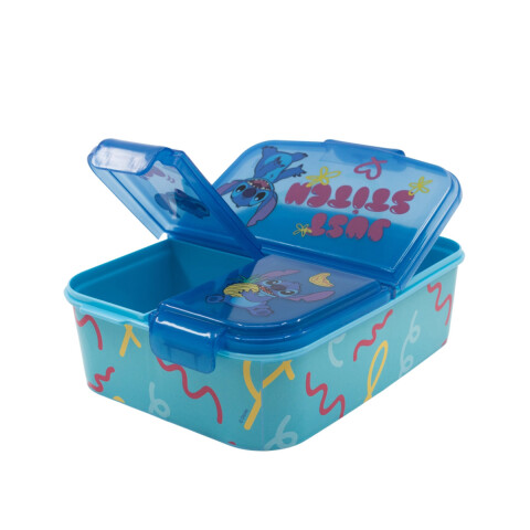 Vianda Compart Stitch con 3 Reparticiones U