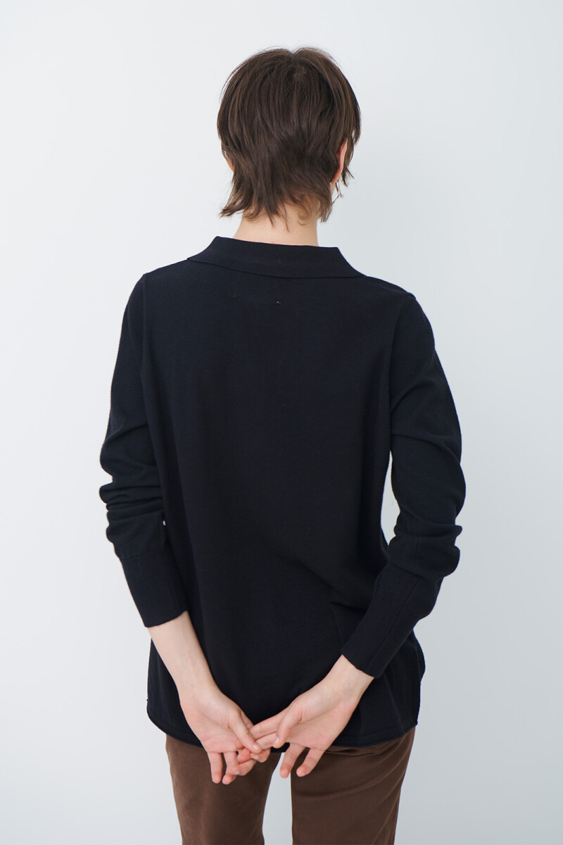 CARDIGAN LONG NEGRO
