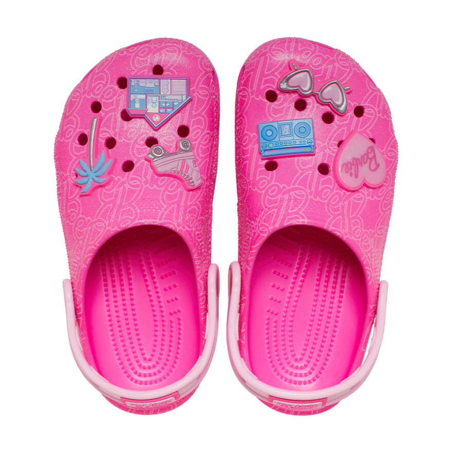 Crocs Mattel Pink Barbie Classic Clog K - Niños mas de 5 años Multi Multi