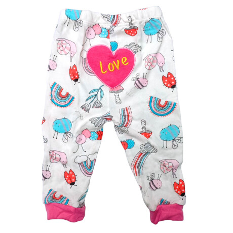 Set X5 De Pantalones Bebé Algodón Bodies Calidad Rosa