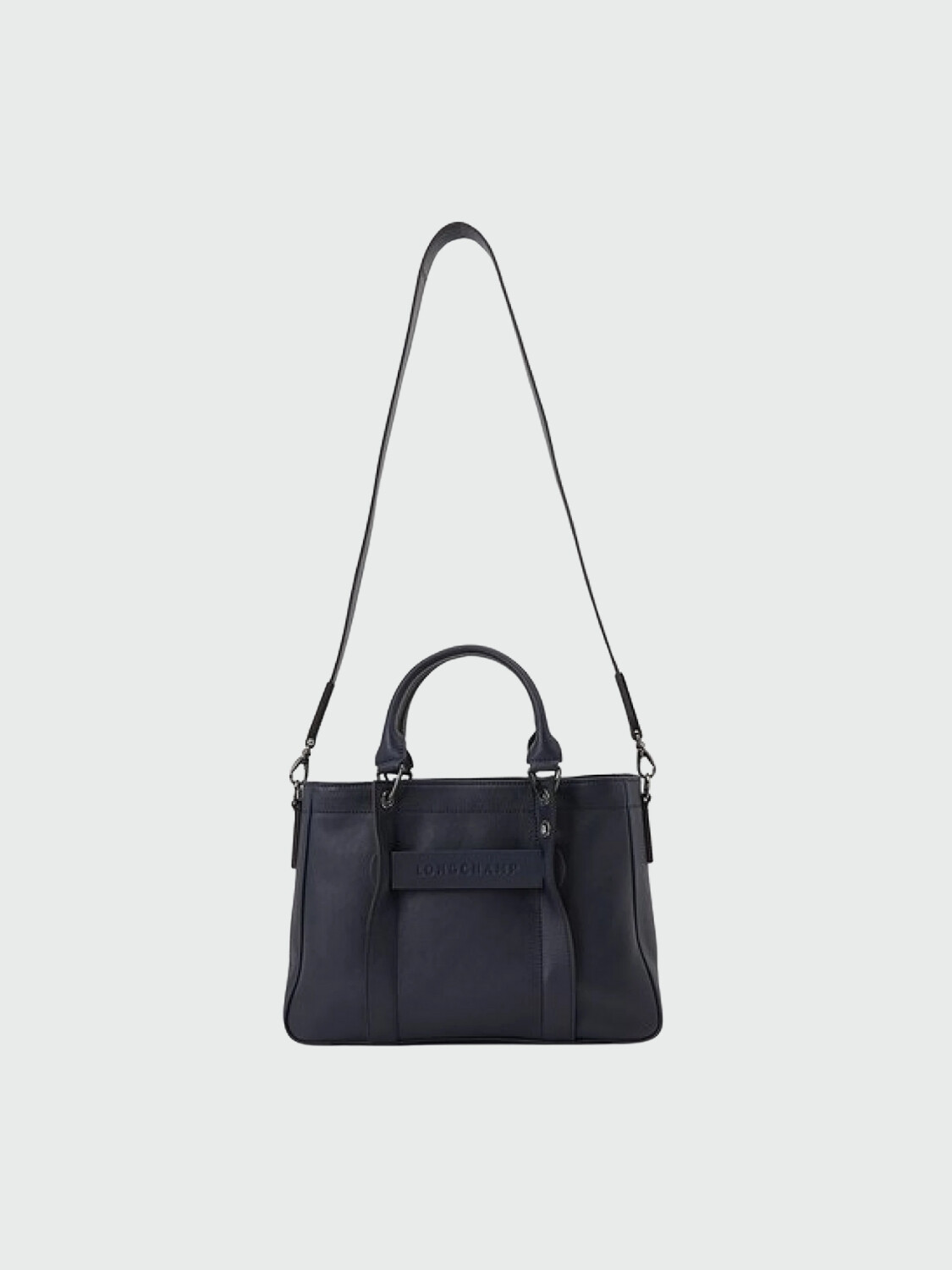 Longchamp -Cartera de cuero con correa extraible, Le pliage 3D 0