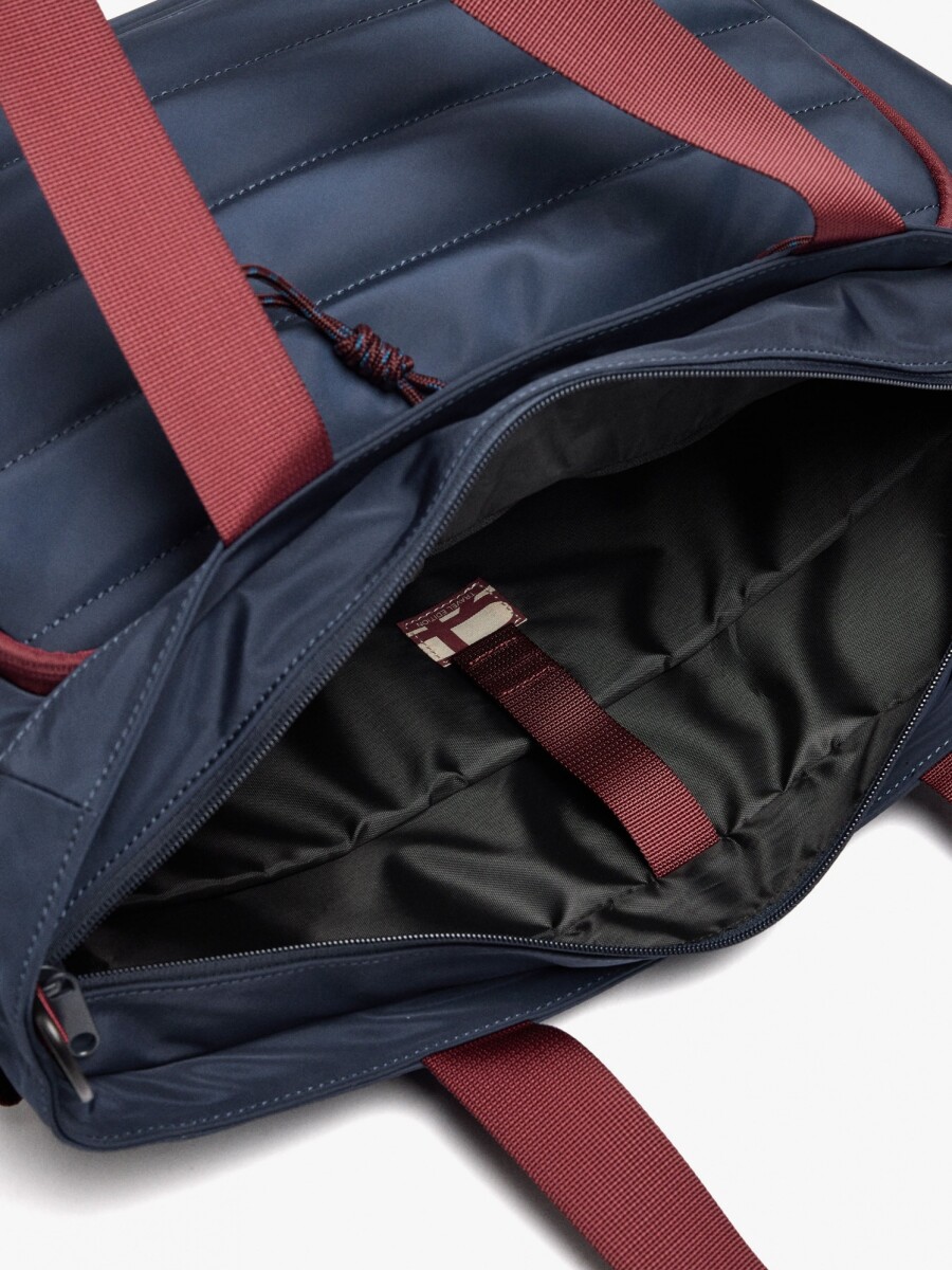 Bolso De Fin De Semana De Nylon azul-marino