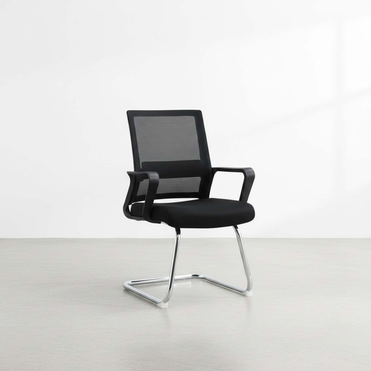 SILLA DE VISITA - MALLA NEGRO COLLINS 