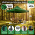 Gazebo Plegable 3x3 M Auto armable Toldo Playa Jardin Carpa Tela 600d IMBACK Color Verde Gazebo Plegable 3x3 M Auto armable Toldo Playa Jardin Carpa Tela 600d IMBACK Color Verde