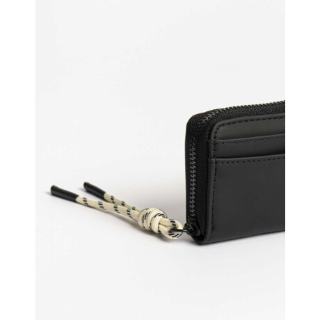 Tarjetero Con Cierre Negro