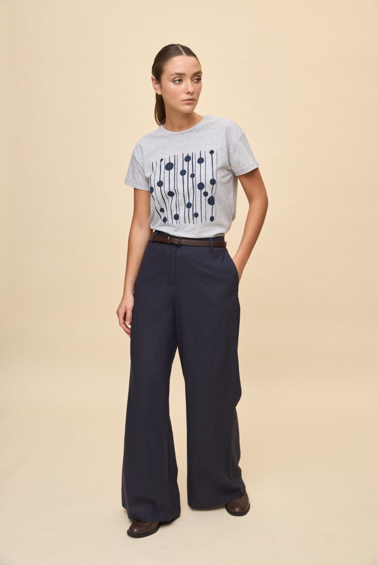 REMERA MARAYA Gris Melange