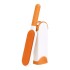 Kit Quita Pelusa Pelo Perro Gato Guante + Cepillo Mascotas Color Variante Naranja