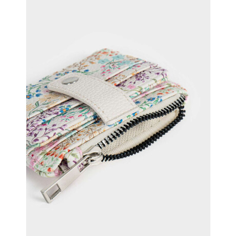 Tarjeteros Estampado Flores