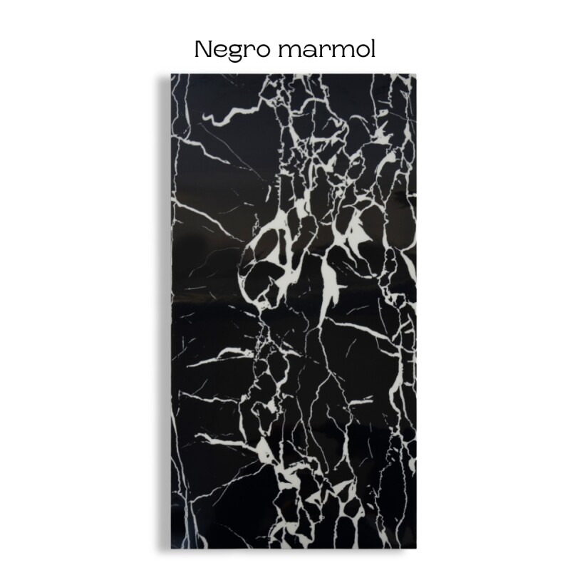 Set x10 placas autoadhesivas 30cm x 60cm x 2.2mm NEGRO VETEADO