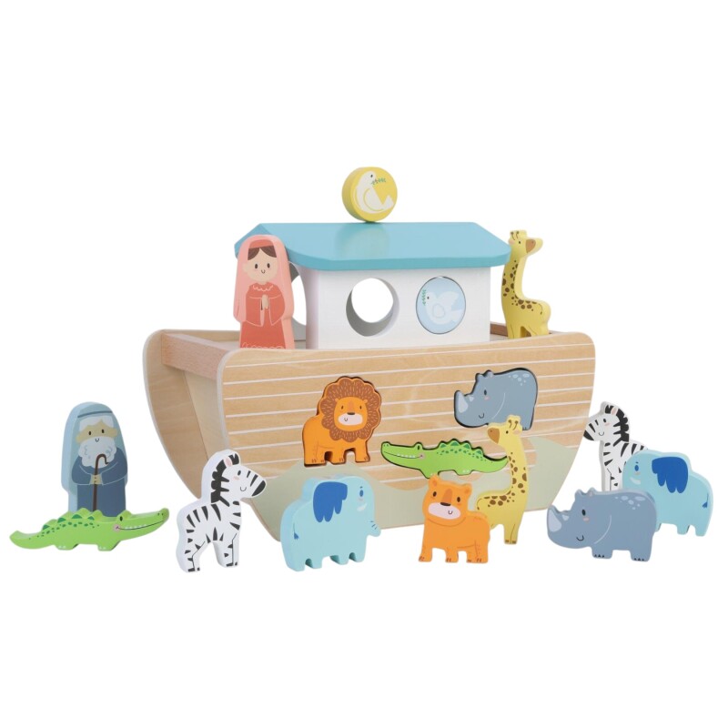 Juego Didáctico Arca de Noe de Madera EduFun Juego Didáctico Arca de Noe de Madera EduFun