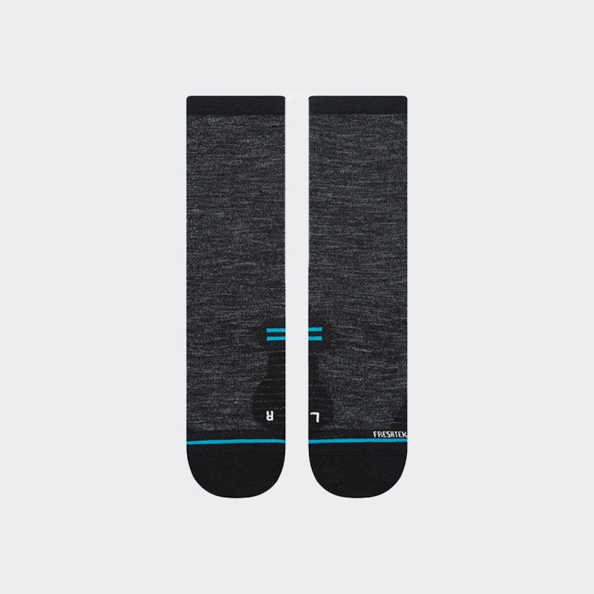 Medias Stance Run Light Crew - Negro 