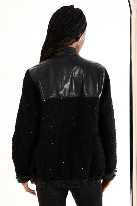 Chaqueta Bomber Vera Negro