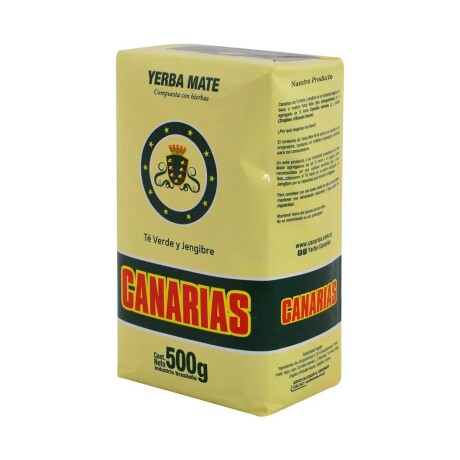 Yerba Mate Canarias Té Verde y Jengibre 500GR 001