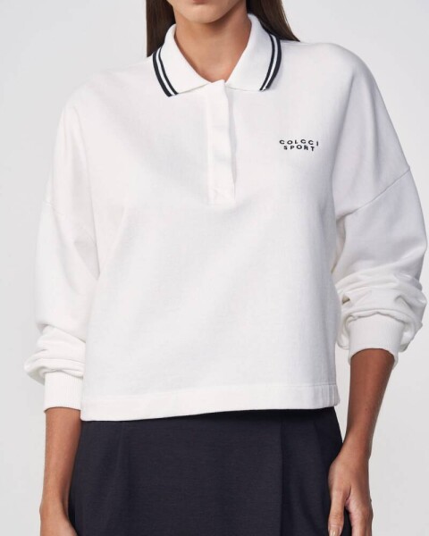 BUZO POLO BLANCO BLANCO