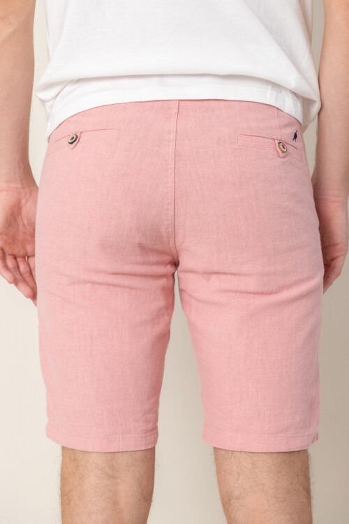 Bermuda de ramio Rosa