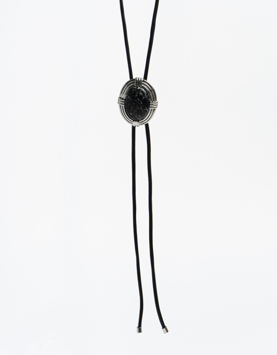 Collar Largo Piedra Vintage 