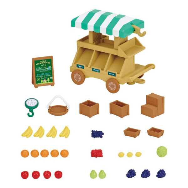 Sylvanian Families Carrito Frutas Tienda Accesorios Juguete Sylvanian Families Carrito Frutas Tienda Accesorios Juguete