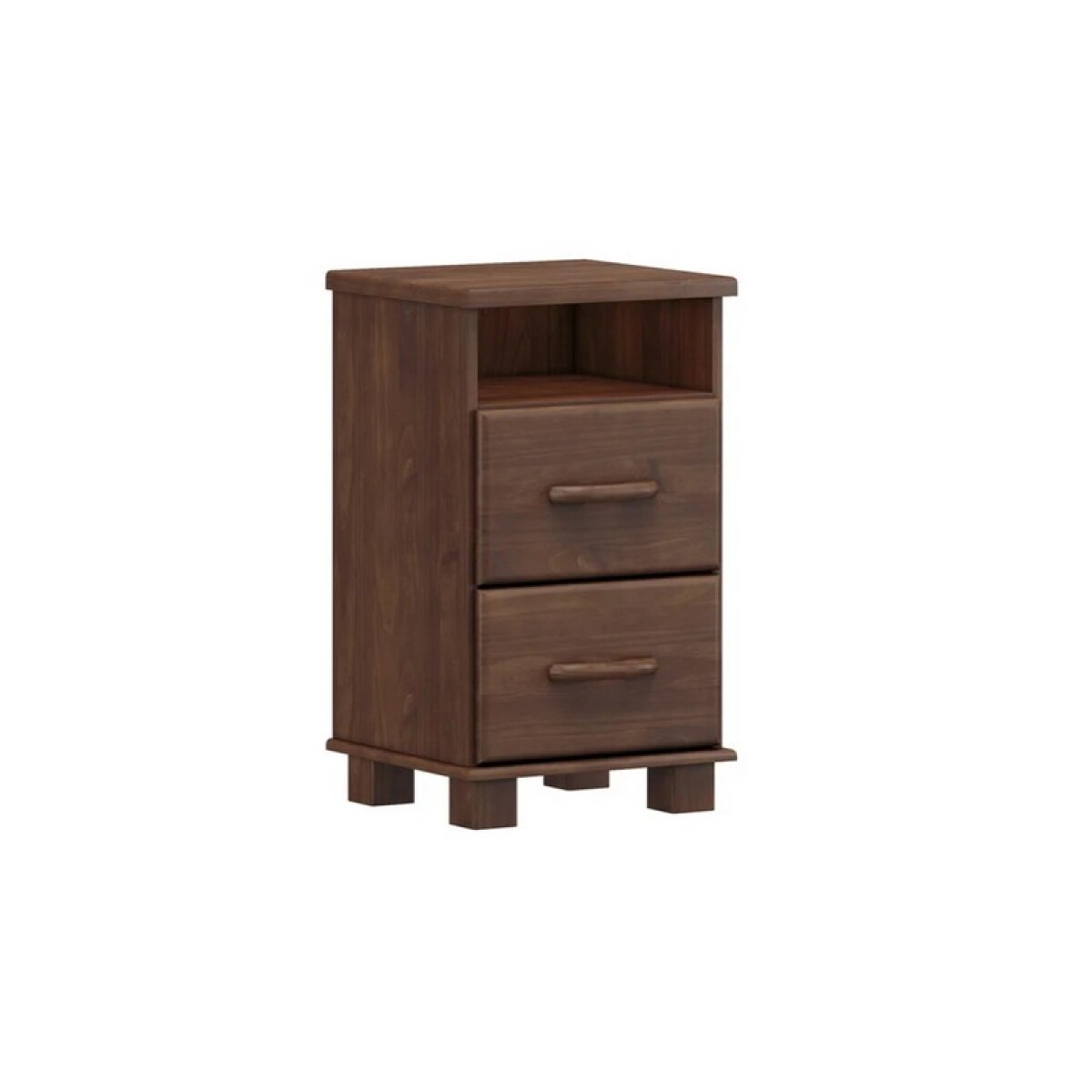 MESA DE LUZ FINESTRA 2 CAJONES + NICHO OURO CAFE 