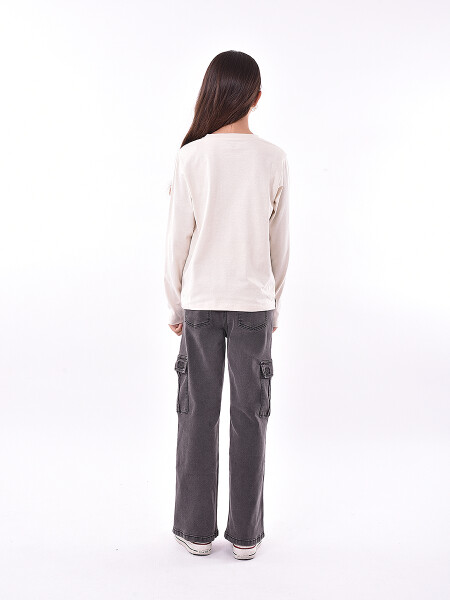 REMERA ADARA GRIS