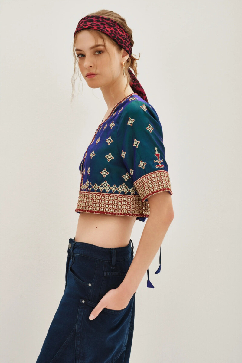 Camisa Aurora Azul