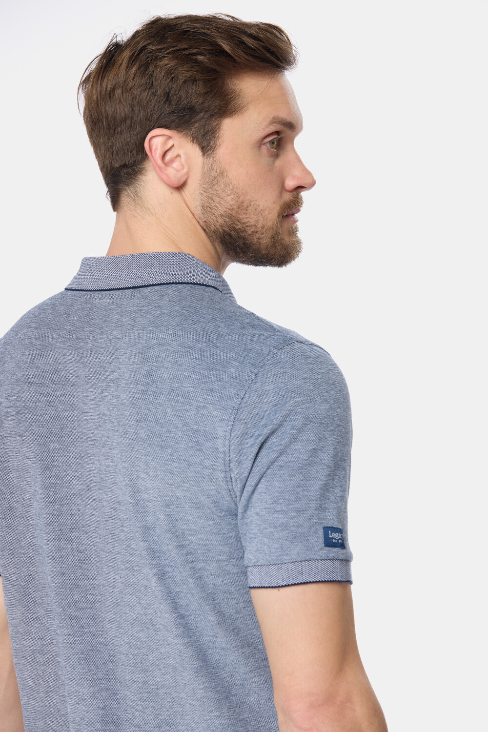 REMERA POLO LISA PIQUÉ Oxford