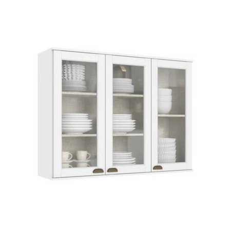 AEREO SUPERIOR 1.20 M CLASSY BLANCO CON VIDRIO AEREO SUPERIOR 1.20 M CLASSY BLANCO CON VIDRIO