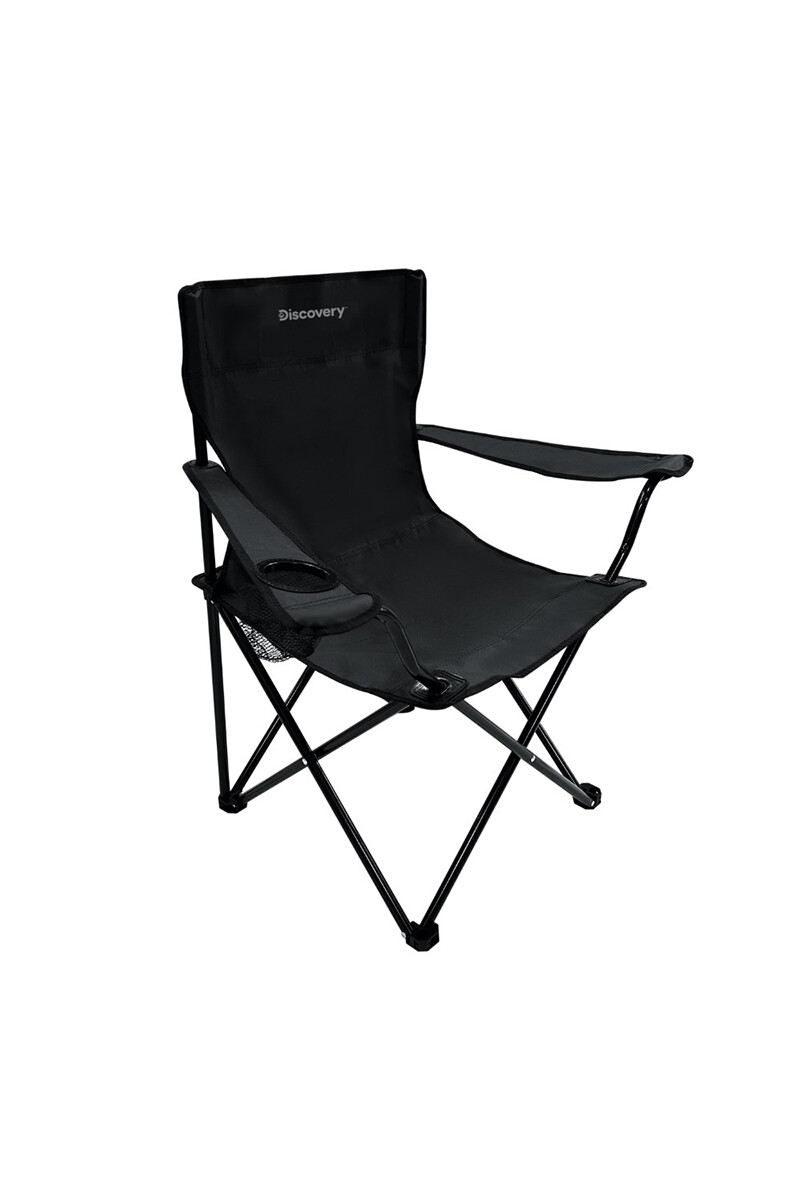 Silla Plegable de Camping Discovery Negro