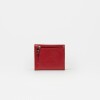 Billetera Cloe en cuero graneado Rojo