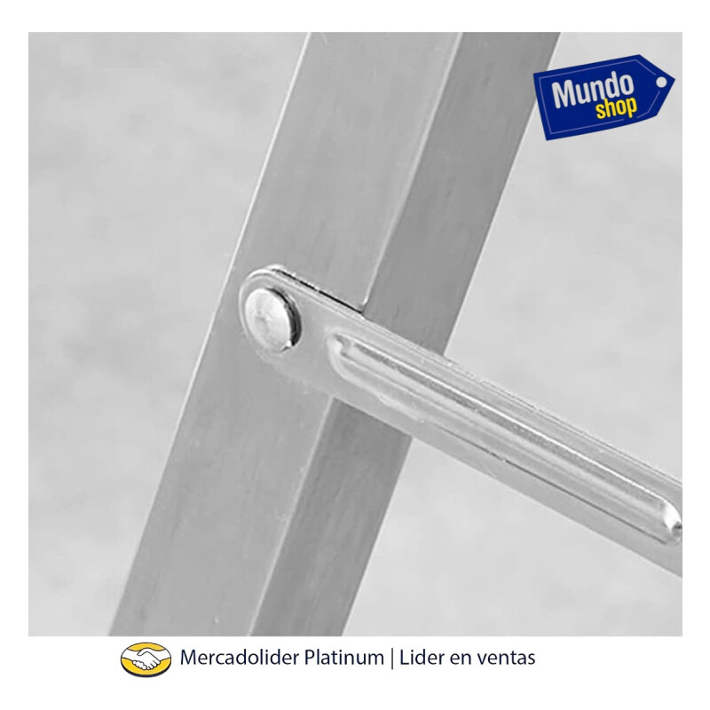 Tender Aluminio Inox De Pie Tendedero Para Ropa Plegable Gris