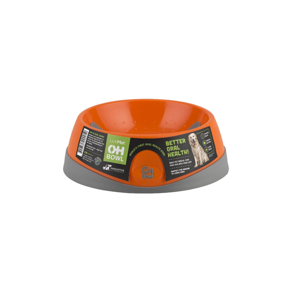 LICKIMAT OH BOWL PARA PERROS M NARANJA LICKIMAT OH BOWL PARA PERROS M NARANJA