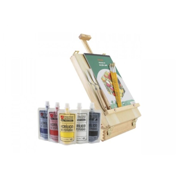 Kit valija atril + acrílico de estudio Única