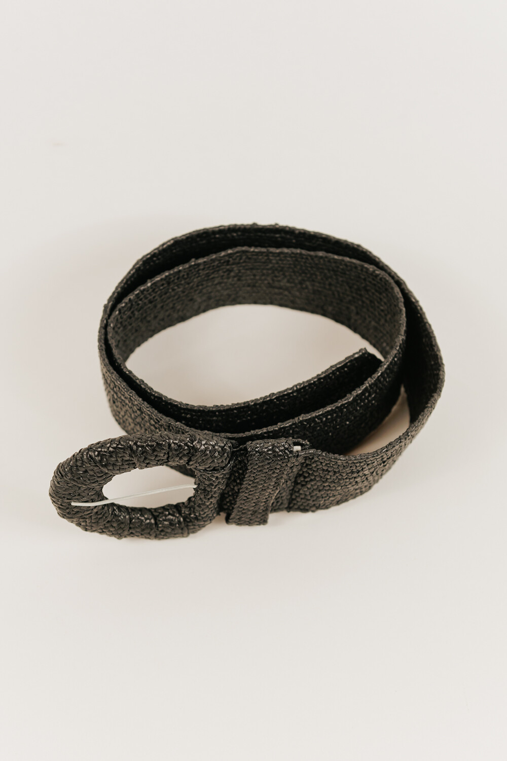 Cinturon Rafia Negro