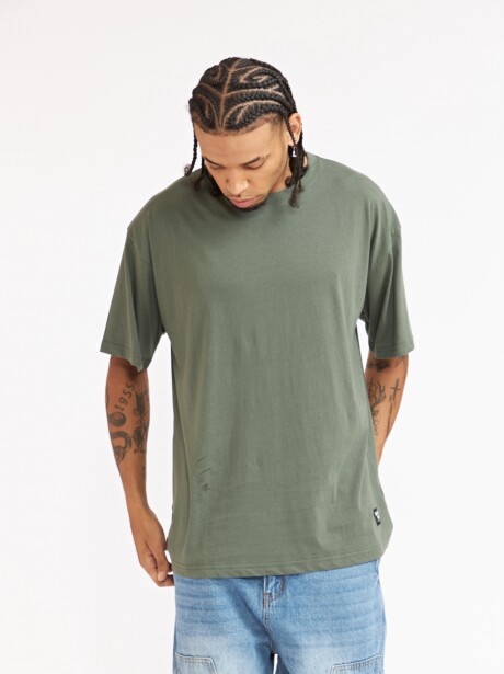 REMERA OVERSIZE RENO VERDE