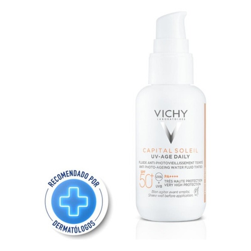 Protector Solar FPS50+ Vichy Capital Soleil UV-Age Daily Color 40ml Protector Solar FPS50+ Vichy Capital Soleil UV-Age Daily Color 40ml