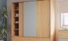 Ropero 3 Puertas - Madera Maciza Pino/Gris - Square Ropero 3 Puertas - Madera Maciza Pino/Gris - Square
