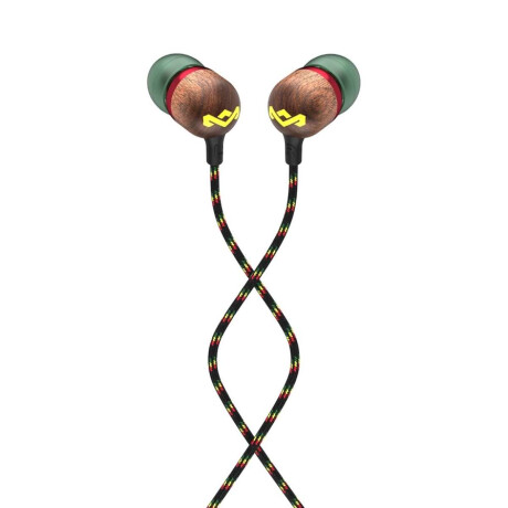 Auriculares SMILE JAMAICA (mini jack) Rasta