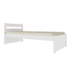 Cama 1 plaza - Unique Blanca