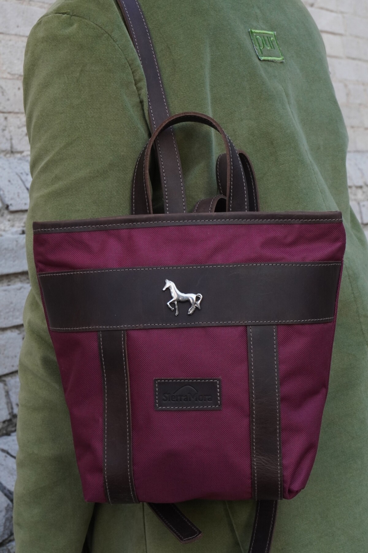 Mini Mustang Backpack Chocolate / Bordeaux