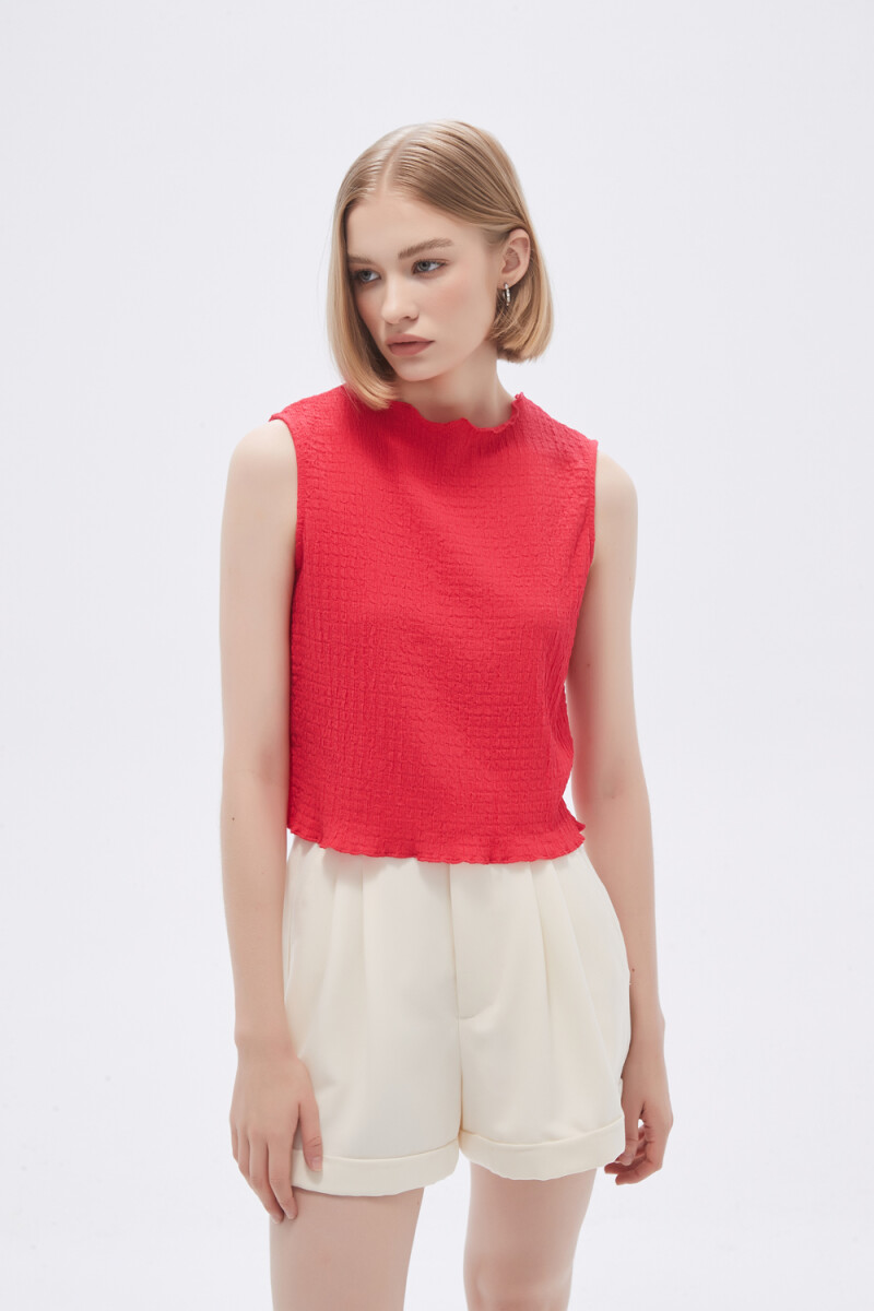 Musculosa Indig - Rojo Coral 