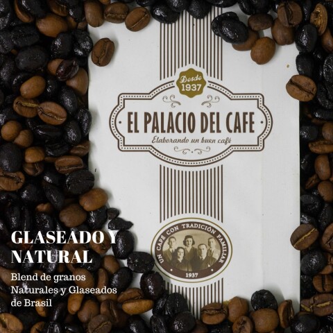CAFE GLASEADO Y NATURAL Malla Oro