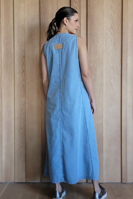Vestido Formentera Denim celeste