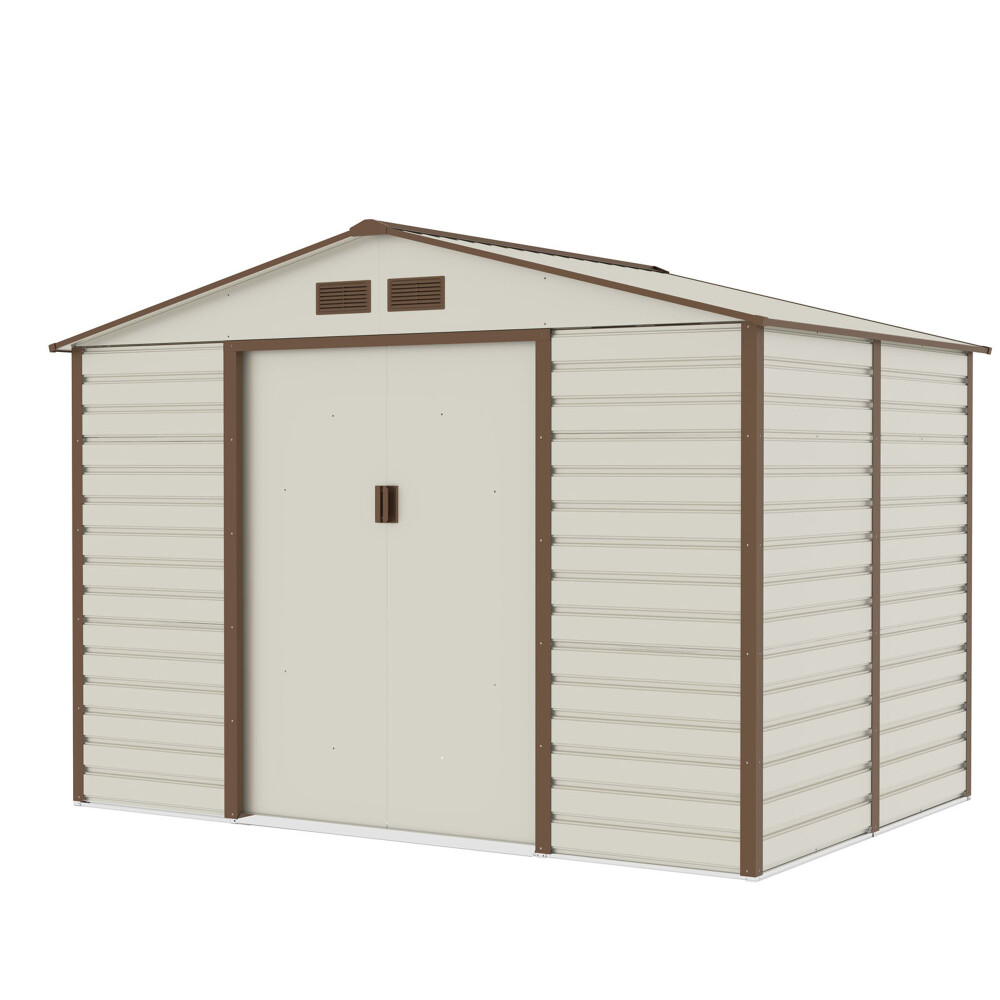 CASITA DE JARDIN ACERO NATURAL-BEIGE KUBO