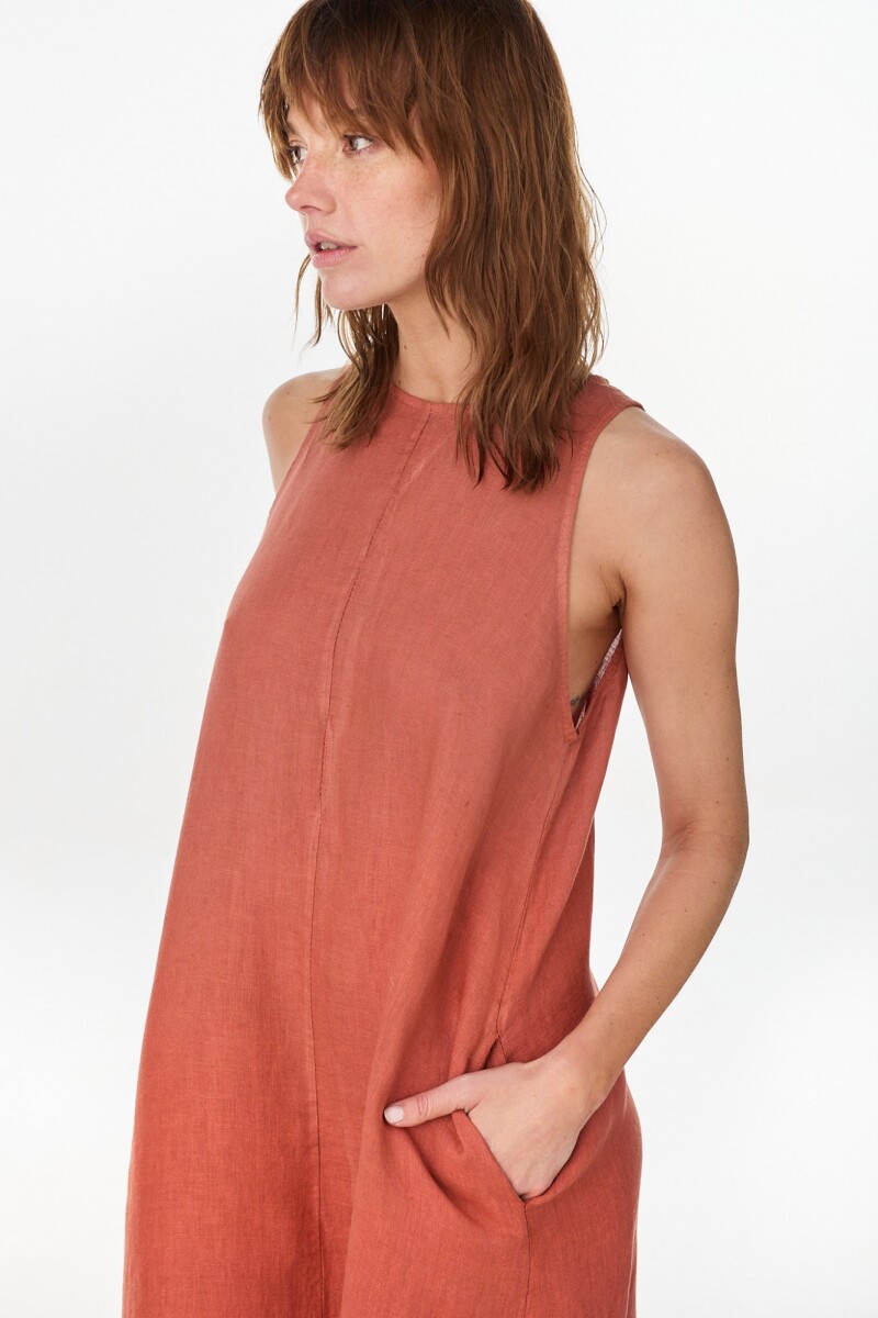 Vestido Duck Terracota