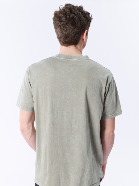 Remera Lavada Gris