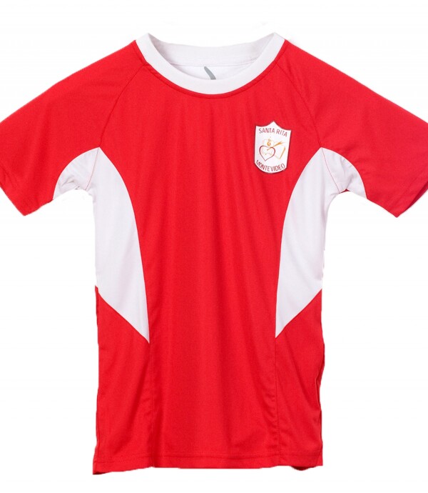 Remera Fútbol Colegio Santa Rita Red