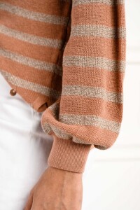 Sweater Rayado Rosa