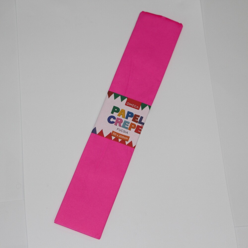 PAPEL CREPE 2MTS.X0.50 COLOR FUCSIA