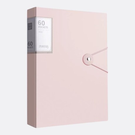Carpeta Con 60 Folios Varios Colores Rosa