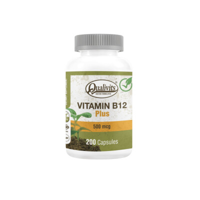 Vitamina B12 200 capsulas Qualivits Vitamina B12 200 capsulas Qualivits